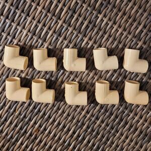 LOT OF 10 Nibco Elbow 3/4" B137.6 CPVC 4120 D-2846 D3 Plastic PVC Greenhouse